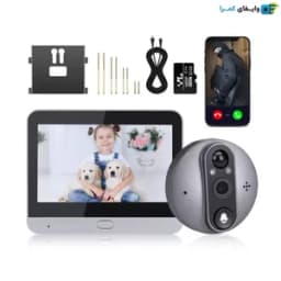 چشمی درب مانیتور دار WiFi C4 - تصویر 5