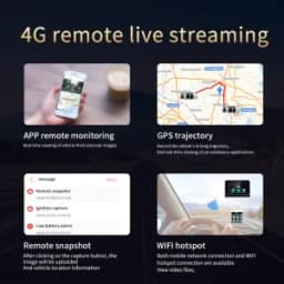 Dual Lens 2k 4g Car Camera With Wifi Gps Tracking Mini 4g Dash Camera Support 4g Live Video Check On Phone - Buy  Product on Alibaba.com - تصویر 2
