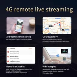 Dual Lens 2k 4g Car Camera With Wifi Gps Tracking Mini 4g Dash Camera Support 4g Live Video Check On Phone - Buy  Product on Alibaba.com - تصویر 9
