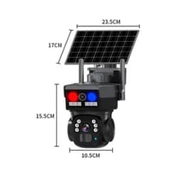 دوربین مداربسته خورشیدی دولنز سیم کارتی مدل TR5 دو لنز - تصویر 4