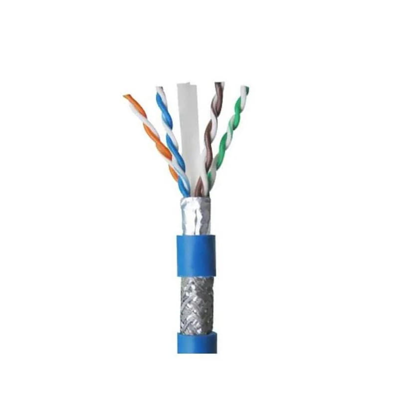 قیمت کابل شبکه لگراند Cat6 SFTP تمام مس بدون تست فلوک روکش PVC حلقه 500 متری در بازار شبکه