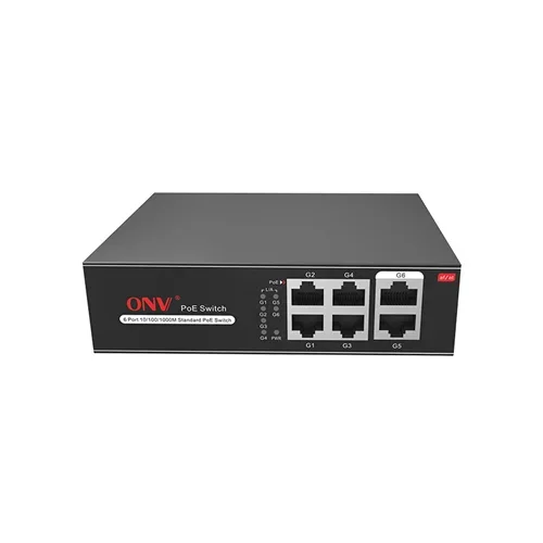 سوئیچ ۴ پورت PoE ONV مدل H1064PSD | قیمت و مشخصات | وای‌فای کمرا