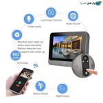 چشمی درب مانیتور دار WiFi C4